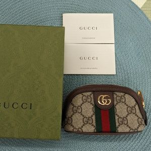 Authentic Gucci Ophidia GG Key Pouch